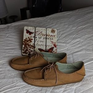 OluKai Leather Loafers Size 9